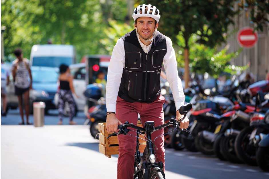 Helite Airbag für Radfahrer