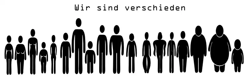 Personen - wir sind verschieden