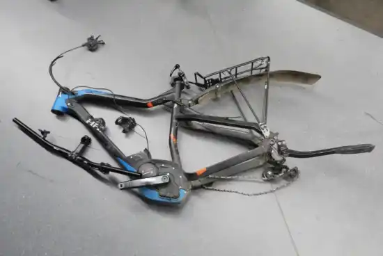 Teilediebstahl bei einem E-Bike
